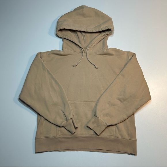 TNA Tops - Tna Aritzia Cozy Fleece Boyfriend Hoodie Beige Tan Modern Taupe
